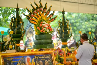 ประมวลภาพพิธีบวงสรวง ณ วังนาคินทร์คำชะโนด จังหวัดอุดรธานี ปี ๒๕๖๓