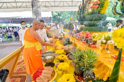 ประมวลภาพพิธีบวงสรวง ณ วังนาคินทร์คำชะโนด จังหวัดอุดรธานี ปี ๒๕๖๓