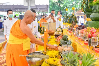 ประมวลภาพพิธีบวงสรวง ณ วังนาคินทร์คำชะโนด จังหวัดอุดรธานี ปี ๒๕๖๓