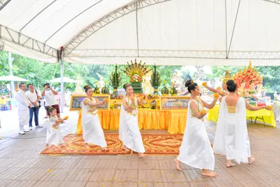 ประมวลภาพพิธีบวงสรวง ณ วังนาคินทร์คำชะโนด จังหวัดอุดรธานี ปี ๒๕๖๓