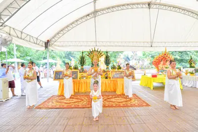 ประมวลภาพพิธีบวงสรวง ณ วังนาคินทร์คำชะโนด จังหวัดอุดรธานี ปี ๒๕๖๓