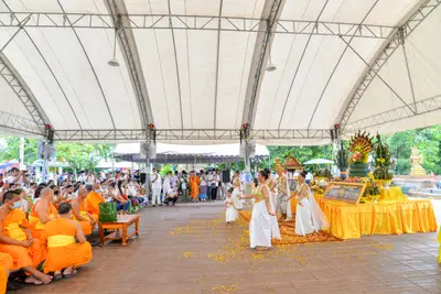 ประมวลภาพพิธีบวงสรวง ณ วังนาคินทร์คำชะโนด จังหวัดอุดรธานี ปี ๒๕๖๓