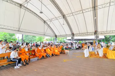 ประมวลภาพพิธีบวงสรวง ณ วังนาคินทร์คำชะโนด จังหวัดอุดรธานี ปี ๒๕๖๓