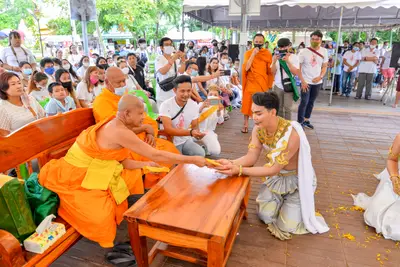 ประมวลภาพพิธีบวงสรวง ณ วังนาคินทร์คำชะโนด จังหวัดอุดรธานี ปี ๒๕๖๓