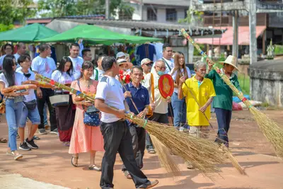ประมวลภาพงานทอดกฐินสามัคคี วัดศรีสง่า ปี ๒๕๖๓