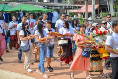 ประมวลภาพงานทอดกฐินสามัคคี วัดศรีสง่า ปี ๒๕๖๓