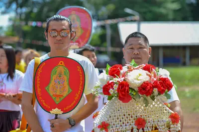 ประมวลภาพงานทอดกฐินสามัคคี วัดศรีสง่า ปี ๒๕๖๓