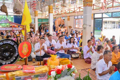 ประมวลภาพงานทอดกฐินสามัคคี วัดศรีสง่า ปี ๒๕๖๓