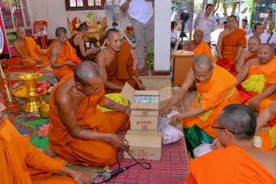 ประมวลภาพงานทอดกฐินสามัคคี วัดศรีสง่า ปี ๒๕๖๓