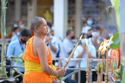 ประมวลภาพพิธีสวดนพเคราะห์ วัดจุฬามณี ปี ๒๕๖๓
