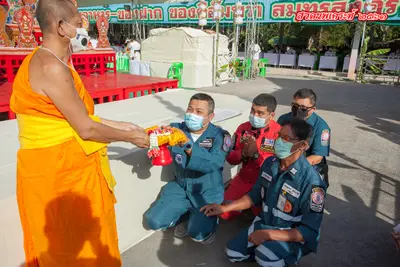 ประมวลภาพพิธีสวดนพเคราะห์ วัดจุฬามณี ปี ๒๕๖๓