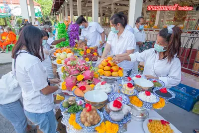 ประมวลภาพพิธีสวดนพเคราะห์ วัดจุฬามณี ปี ๒๕๖๓