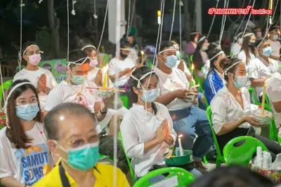 ประมวลภาพพิธีสวดนพเคราะห์ วัดจุฬามณี ปี ๒๕๖๓