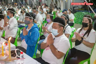 ประมวลภาพพิธีสวดนพเคราะห์ วัดจุฬามณี ปี ๒๕๖๓