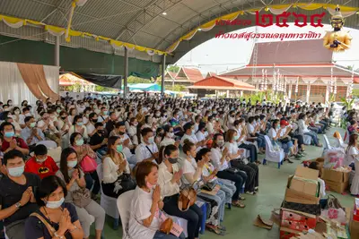 ประมวลภาพพิธีบวงสรวงท้าวเวสสุวรรณโณ จตุมหาราชิกา วัดจุฬามณี ปี ๒๕๖๔