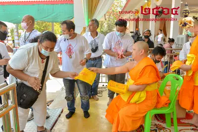 ประมวลภาพพิธีบวงสรวงท้าวเวสสุวรรณโณ จตุมหาราชิกา วัดจุฬามณี ปี ๒๕๖๔