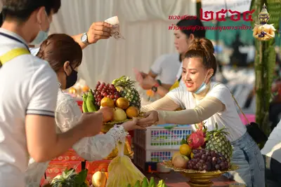 ประมวลภาพพิธีบวงสรวงท้าวเวสสุวรรณโณ จตุมหาราชิกา วัดจุฬามณี ปี ๒๕๖๔