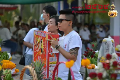 ประมวลภาพพิธีบวงสรวงท้าวเวสสุวรรณโณ จตุมหาราชิกา วัดจุฬามณี ปี ๒๕๖๔