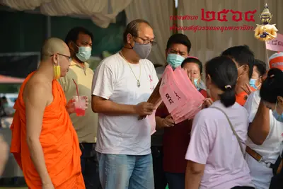 ประมวลภาพพิธีบวงสรวงท้าวเวสสุวรรณโณ จตุมหาราชิกา วัดจุฬามณี ปี ๒๕๖๔