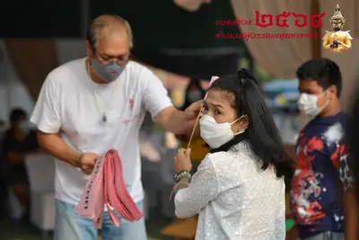 ประมวลภาพพิธีบวงสรวงท้าวเวสสุวรรณโณ จตุมหาราชิกา วัดจุฬามณี ปี ๒๕๖๔