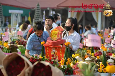 ประมวลภาพพิธีบวงสรวงท้าวเวสสุวรรณโณ จตุมหาราชิกา วัดจุฬามณี ปี ๒๕๖๔