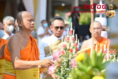 ประมวลภาพพิธีบวงสรวงท้าวเวสสุวรรณโณ จตุมหาราชิกา วัดจุฬามณี ปี ๒๕๖๔