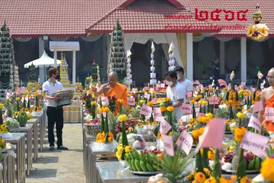 ประมวลภาพพิธีบวงสรวงท้าวเวสสุวรรณโณ จตุมหาราชิกา วัดจุฬามณี ปี ๒๕๖๔