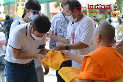 ประมวลภาพพิธีบวงสรวงท้าวเวสสุวรรณโณ จตุมหาราชิกา วัดจุฬามณี ปี ๒๕๖๔