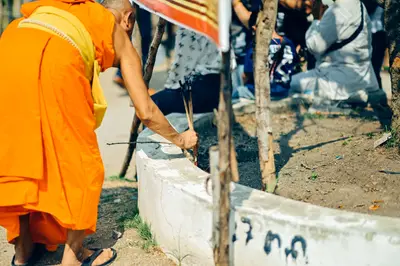 ประมวลภาพพิธีบวงสรวงท้าวเวสสุวรรณโณ จตุมหาราชิกา วัดจุฬามณี ปี ๒๕๖๔
