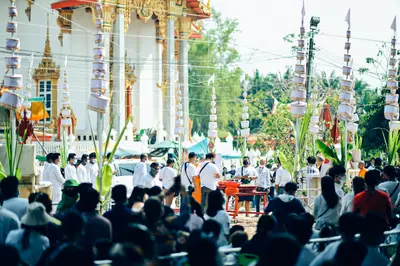 ประมวลภาพพิธีบวงสรวงท้าวเวสสุวรรณโณ จตุมหาราชิกา วัดจุฬามณี ปี ๒๕๖๔