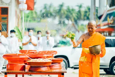 ประมวลภาพพิธีบวงสรวงท้าวเวสสุวรรณโณ จตุมหาราชิกา วัดจุฬามณี ปี ๒๕๖๔