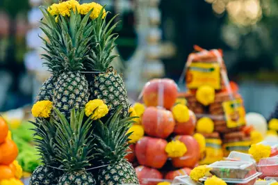 ประมวลภาพพิธีบวงสรวงท้าวเวสสุวรรณโณ จตุมหาราชิกา วัดจุฬามณี ปี ๒๕๖๔