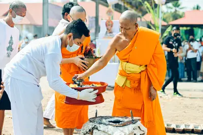 ประมวลภาพพิธีบวงสรวงท้าวเวสสุวรรณโณ จตุมหาราชิกา วัดจุฬามณี ปี ๒๕๖๔