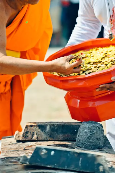 ประมวลภาพพิธีบวงสรวงท้าวเวสสุวรรณโณ จตุมหาราชิกา วัดจุฬามณี ปี ๒๕๖๔