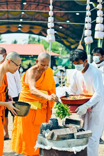 ประมวลภาพพิธีบวงสรวงท้าวเวสสุวรรณโณ จตุมหาราชิกา วัดจุฬามณี ปี ๒๕๖๔