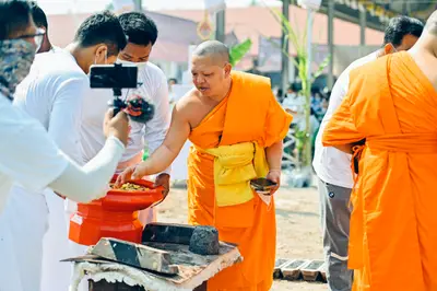 ประมวลภาพพิธีบวงสรวงท้าวเวสสุวรรณโณ จตุมหาราชิกา วัดจุฬามณี ปี ๒๕๖๔