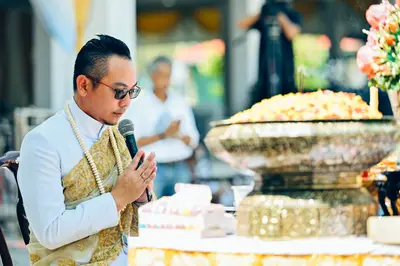 ประมวลภาพพิธีบวงสรวงท้าวเวสสุวรรณโณ จตุมหาราชิกา วัดจุฬามณี ปี ๒๕๖๔