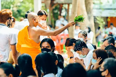 ประมวลภาพพิธีบวงสรวงท้าวเวสสุวรรณโณ จตุมหาราชิกา วัดจุฬามณี ปี ๒๕๖๔