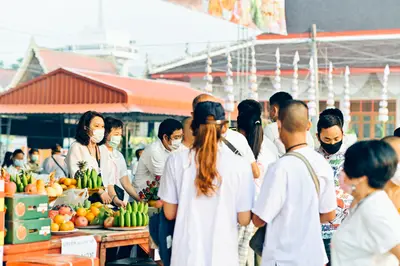 ประมวลภาพพิธีบวงสรวงท้าวเวสสุวรรณโณ จตุมหาราชิกา วัดจุฬามณี ปี ๒๕๖๔