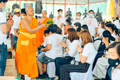 ประมวลภาพพิธีบวงสรวงท้าวเวสสุวรรณโณ จตุมหาราชิกา วัดจุฬามณี ปี ๒๕๖๔