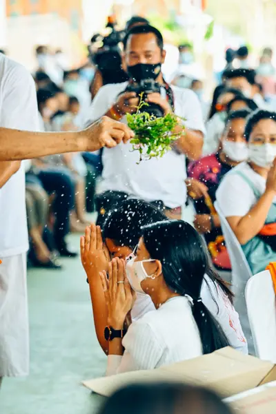 ประมวลภาพพิธีบวงสรวงท้าวเวสสุวรรณโณ จตุมหาราชิกา วัดจุฬามณี ปี ๒๕๖๔