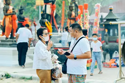 ประมวลภาพพิธีบวงสรวงท้าวเวสสุวรรณโณ จตุมหาราชิกา วัดจุฬามณี ปี ๒๕๖๔
