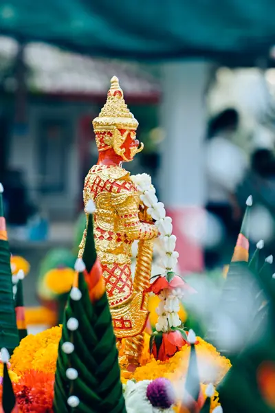ประมวลภาพพิธีบวงสรวงท้าวเวสสุวรรณโณ จตุมหาราชิกา วัดจุฬามณี ปี ๒๕๖๔