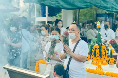 ประมวลภาพพิธีบวงสรวงท้าวเวสสุวรรณโณ จตุมหาราชิกา วัดจุฬามณี ปี ๒๕๖๔