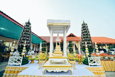 ประมวลภาพพิธีบวงสรวงท้าวเวสสุวรรณโณ จตุมหาราชิกา วัดจุฬามณี ปี ๒๕๖๔