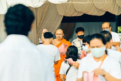 ประมวลภาพพิธีบวงสรวงท้าวเวสสุวรรณโณ จตุมหาราชิกา วัดจุฬามณี ปี ๒๕๖๔