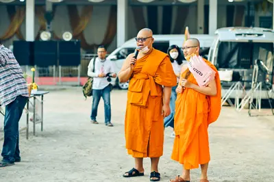 ประมวลภาพพิธีบวงสรวงท้าวเวสสุวรรณโณ จตุมหาราชิกา วัดจุฬามณี ปี ๒๕๖๔