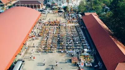 ประมวลภาพพิธีบวงสรวงท้าวเวสสุวรรณโณ จตุมหาราชิกา วัดจุฬามณี ปี ๒๕๖๔