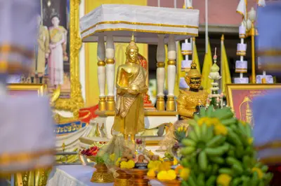 ประมวลภาพพิธีบวงสรวงองค์หลวงพ่อบ้านแหลม ปี ๒๕๖๔