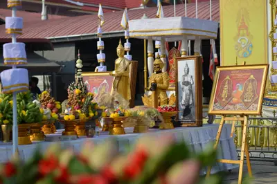 ประมวลภาพพิธีบวงสรวงองค์หลวงพ่อบ้านแหลม ปี ๒๕๖๔